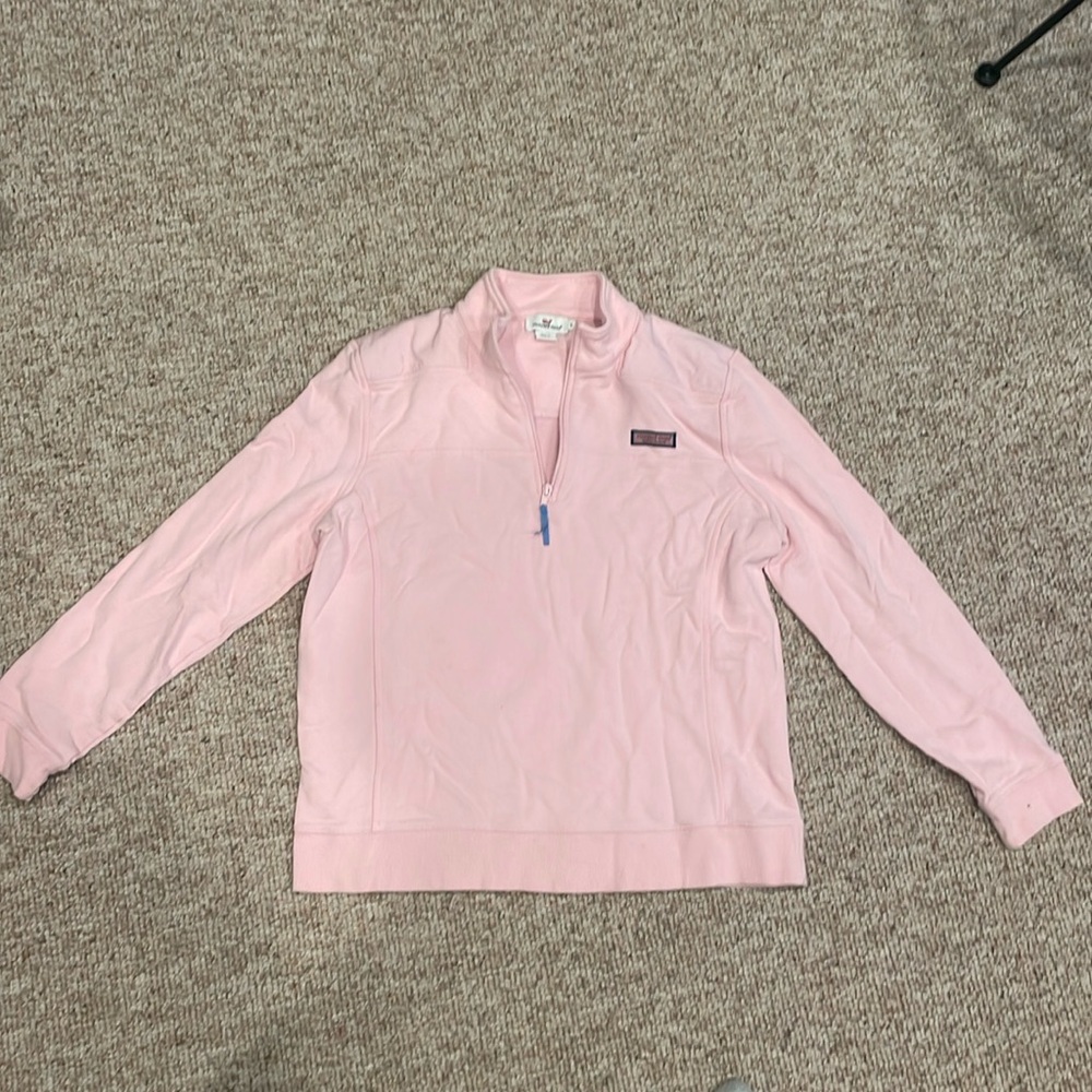 Women’s large vineyard giant quarter zip pink
